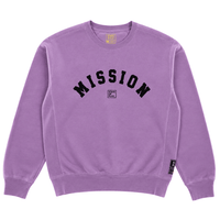 OG Mission Crewneck in lilac and black - State Of Flux - State Of Flux