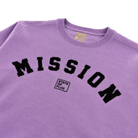 OG Mission Crewneck in lilac and black - State Of Flux - State Of Flux