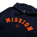 OG Mission Hoodie in black and orange - State Of Flux - State Of Flux