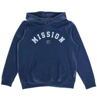 OG Mission Hoodie in marine blue and white - State Of Flux - State Of Flux