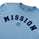 OG Mission Long-sleeve Tee in blue stone wash and dark blue - State Of Flux - State Of Flux