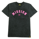 OG Mission Tee in black acid wash - State Of Flux - State Of Flux