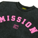 OG Mission Tee in black acid wash - State Of Flux - State Of Flux