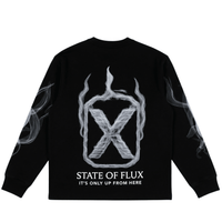 Only Up From Here Crewneck in black - State Of Flux - State Of Flux