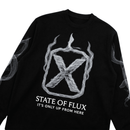 Only Up From Here Crewneck in black - State Of Flux - State Of Flux