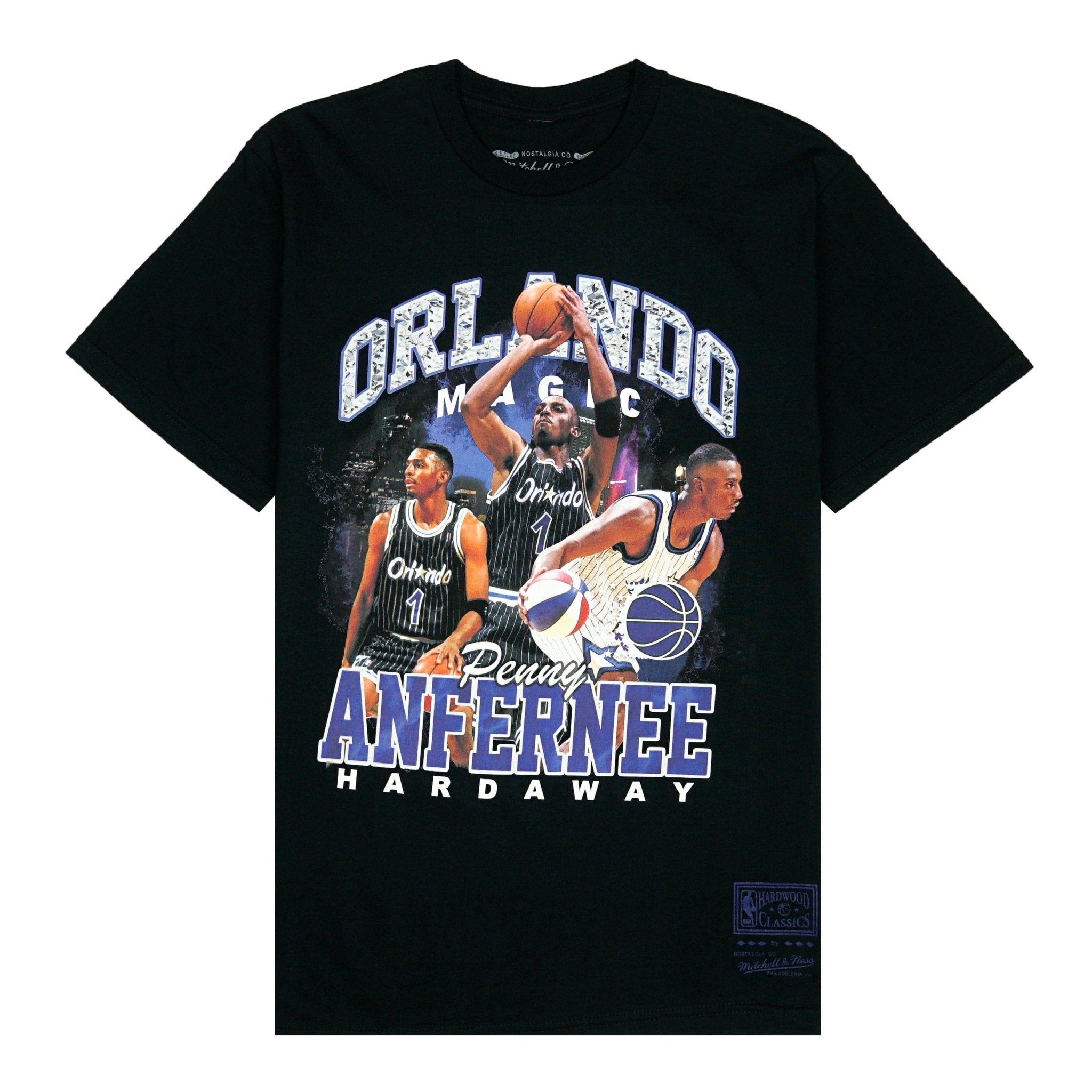 Orlando Magic Penny Hardaway Bling Tee in black - Mitchell & Ness - State Of Flux