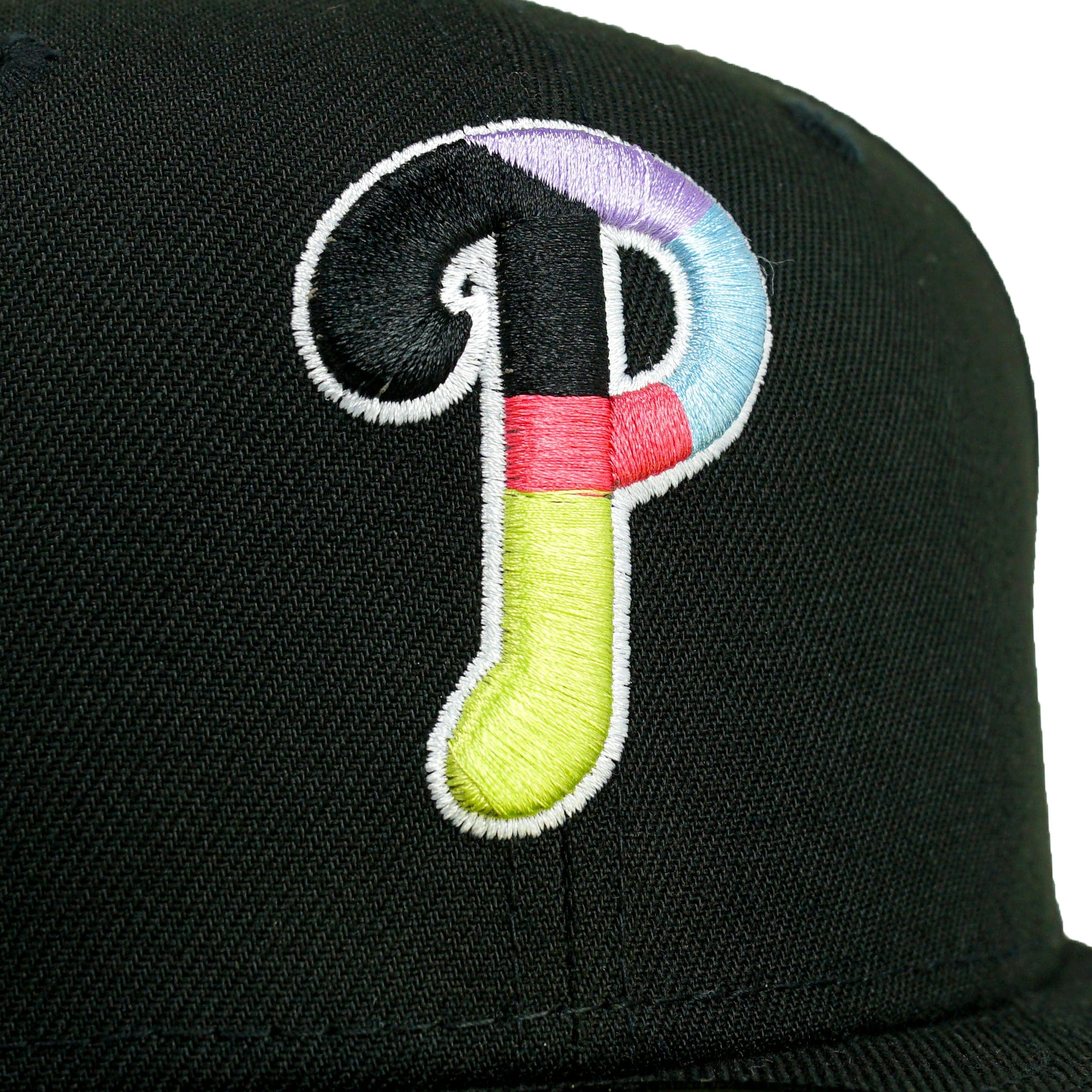 Philadelphia Phillies Colorpack 59Fifty Fitted Hat in black