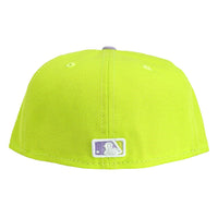 Pittsburgh Pirates 2 - Tone Colorpack 59Fifty Fitted Hat in neon yellow and lavender - New Era - State Of Flux