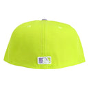 Pittsburgh Pirates 2-Tone Colorpack 59Fifty Fitted Hat in neon yellow and lavender - New Era - State Of Flux