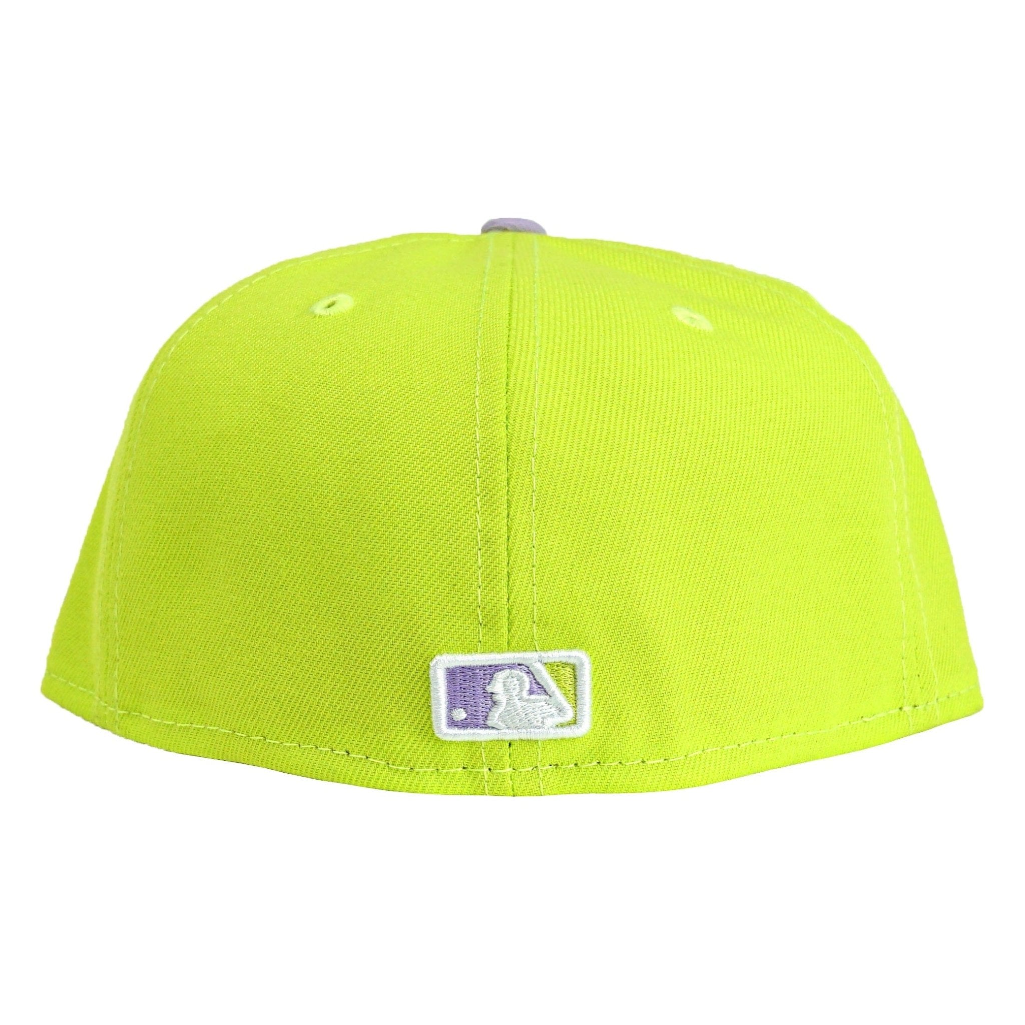 Pittsburgh Pirates 2-Tone Colorpack 59Fifty Fitted Hat in neon yellow and lavender - New Era - State Of Flux