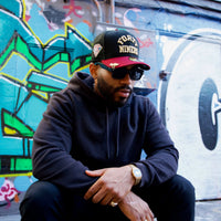 **PREORDER ONLY** San Francisco 49ers Golden Ticket V2 59Fifty Fitted Hat in black and cardinal - New Era - State Of Flux