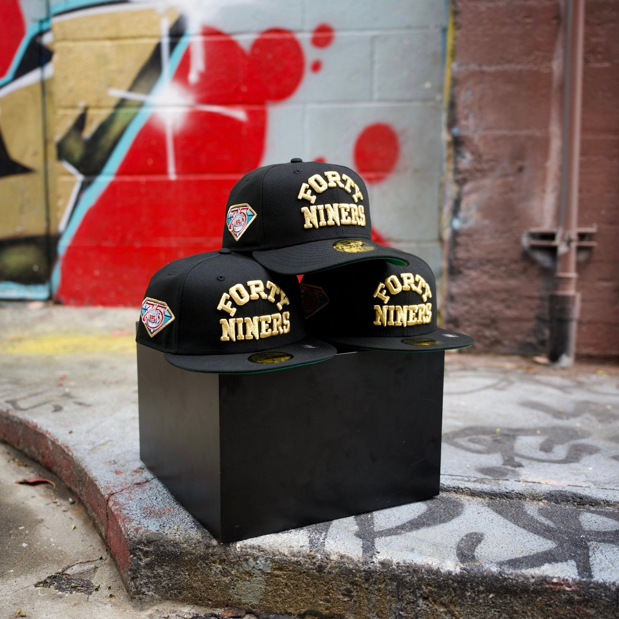**PREORDER ONLY** San Francisco 49ers Golden Ticket V3 59Fifty Fitted Hat in black