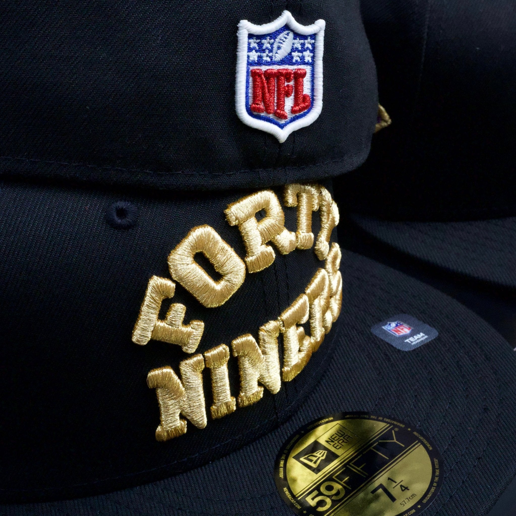 **PREORDER ONLY** San Francisco 49ers Golden Ticket V3 59Fifty Fitted Hat in black - New Era - State Of Flux