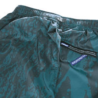 Printed Nylon Trekker Pants in green - Devá States - State Of Flux