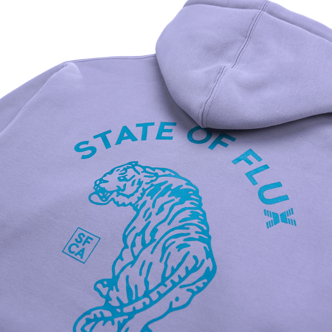 Prowler Hoodie in cool grey and teal - State Of Flux - State Of Flux
