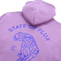 Prowler Hoodie in dusty lavender and violet - State Of Flux - State Of Flux