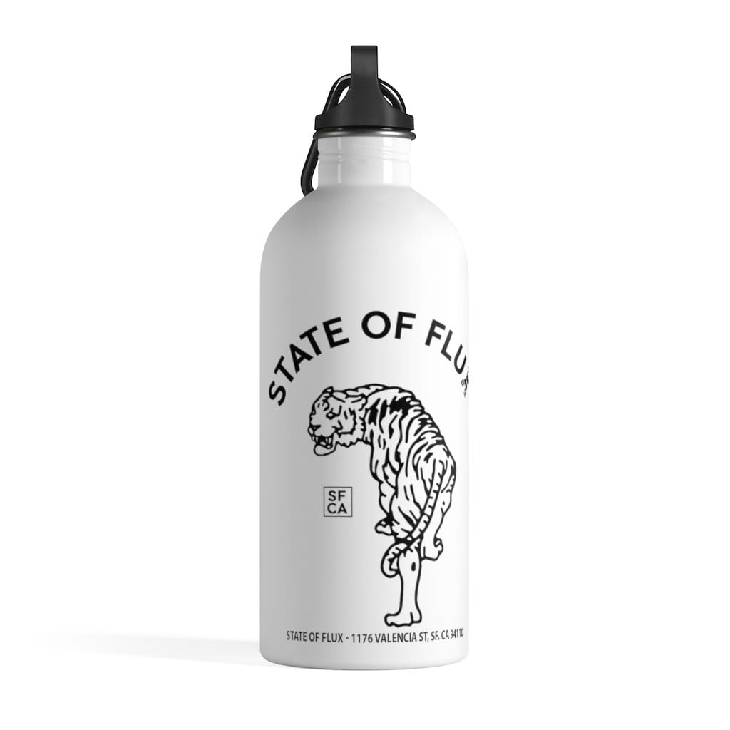 Prowler Stainless Steel Water Bottle in white