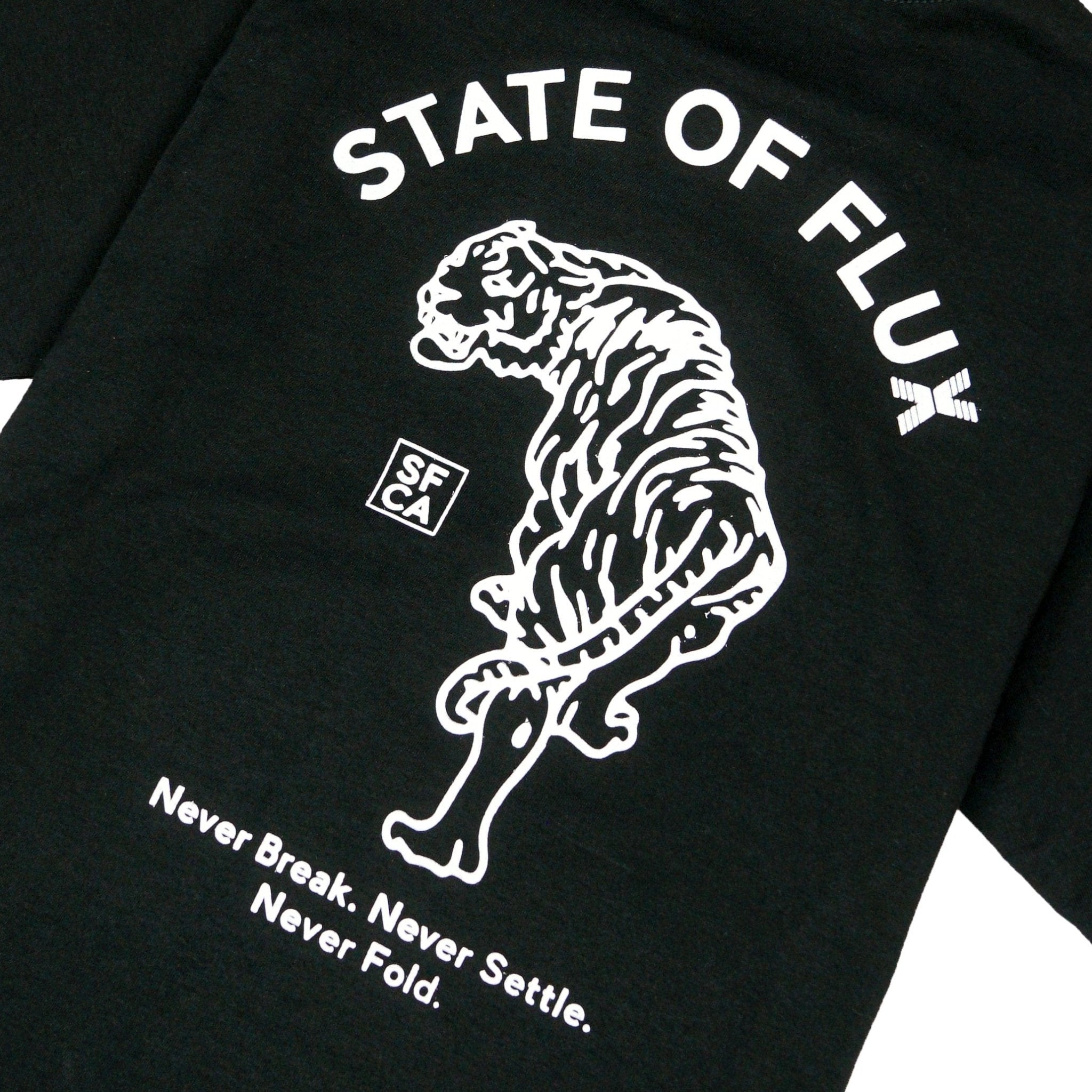 Prowler Tee in black and white - State Of Flux - State Of Flux