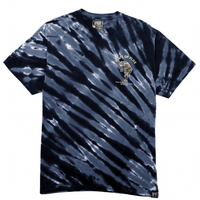 Prowler Tee in black tiger tie - dye - State Of Flux - State Of Flux