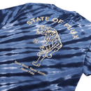 Prowler Tee in black tiger tie - dye - State Of Flux - State Of Flux