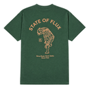 Prowler Tee in forest green and copper - State Of Flux - State Of Flux