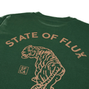 Prowler Tee in forest green and copper - State Of Flux - State Of Flux