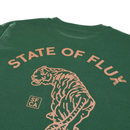 Prowler Tee in forest green and copper - State Of Flux - State Of Flux
