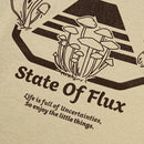 Psychedelic Therapy Tee in khaki - State Of Flux - State Of Flux