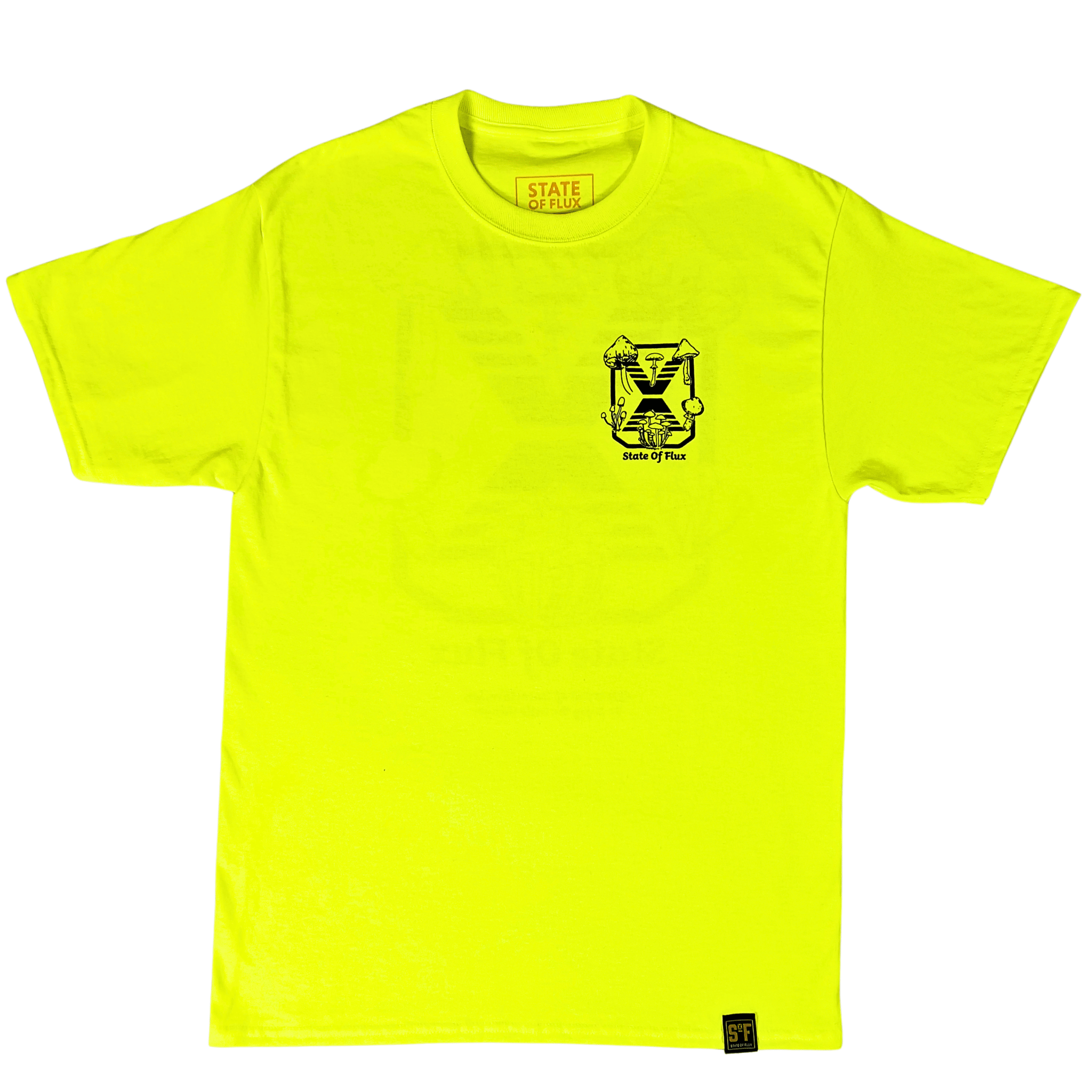 Psychedelic Therapy Tee in neon yellow