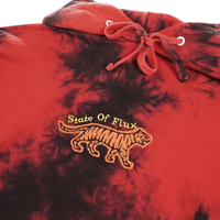 Pursue Hoodie in red tie - dye - State Of Flux - State Of Flux