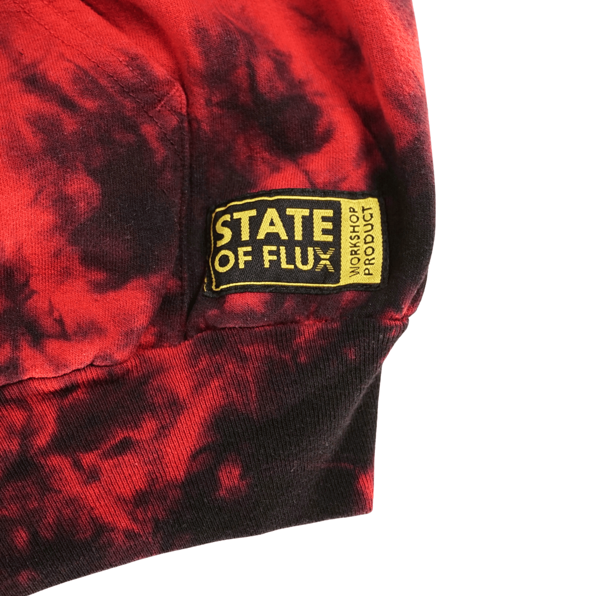 Pursue Hoodie in red tie - dye - State Of Flux - State Of Flux