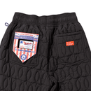 Quilted Baseball Chef Pants in black - Cookman - State Of Flux