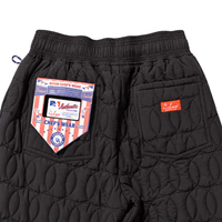 Quilted Baseball Chef Pants in black - Cookman - State Of Flux
