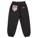 Quilted Baseball Chef Pants in black - Cookman - State Of Flux