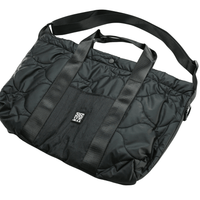 Quilted Tote Bag in black - Devá States - State Of Flux