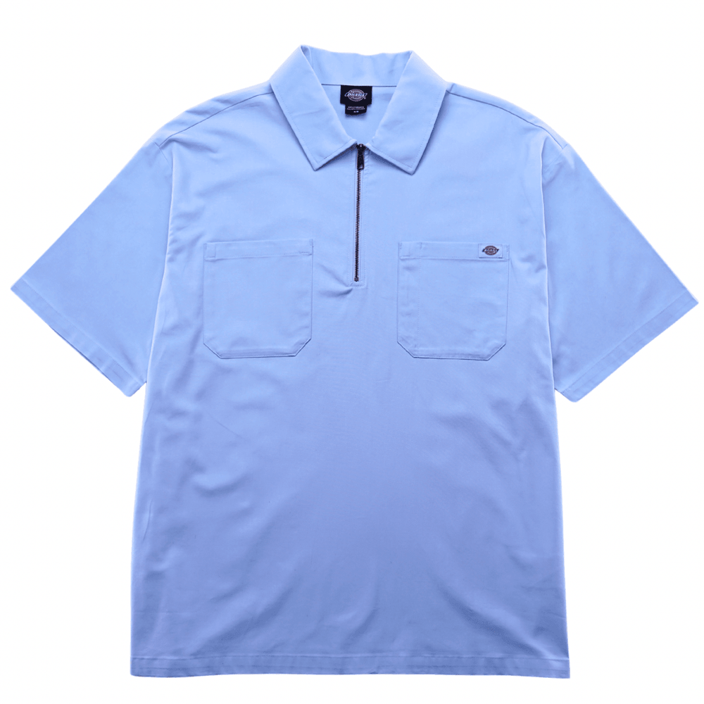 Ranch Quarter Zip Short-sleeve Shirt in skyway