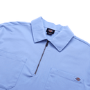 Ranch Quarter Zip Short - sleeve Shirt in skyway - Dickies - State Of Flux