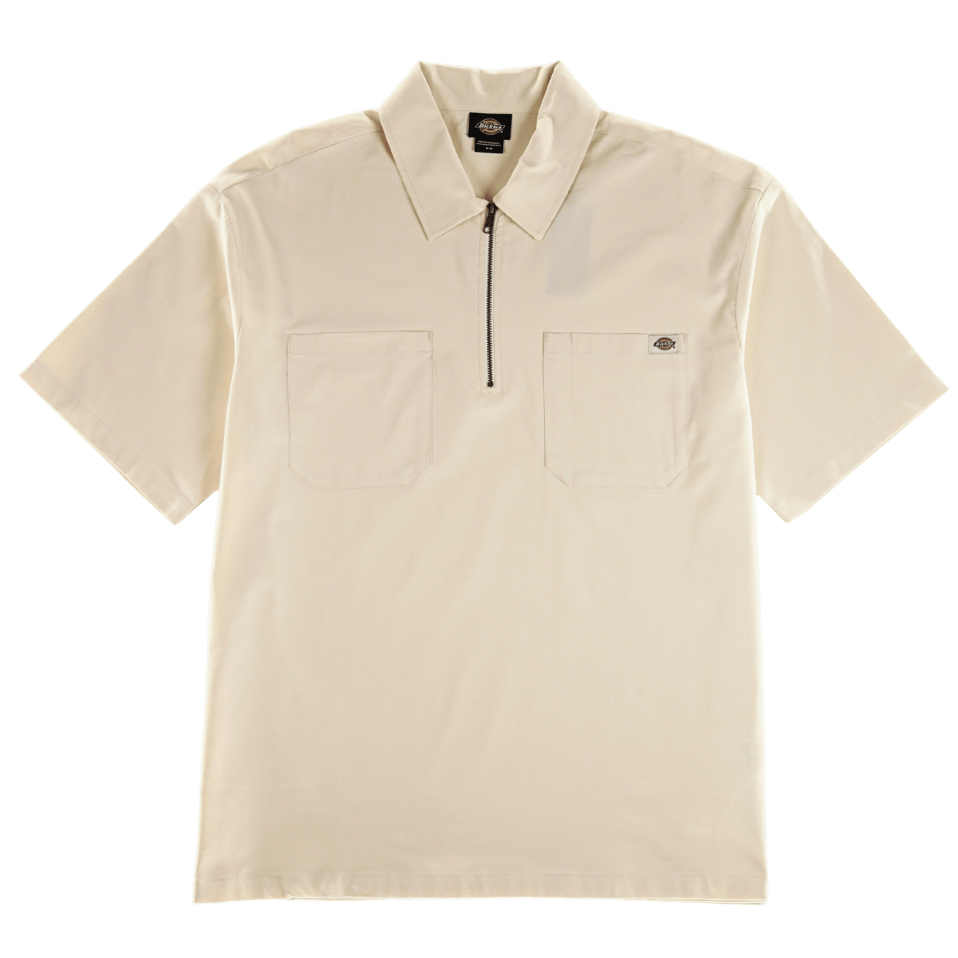 Ranch Quarter Zip Short-sleeve Shirt in whitecap grey