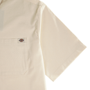 Ranch Quarter Zip Short - sleeve Shirt in whitecap grey - Dickies - State Of Flux