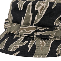 Ripstop Label Bucket Hat in tiger camo - XLARGE - State Of Flux