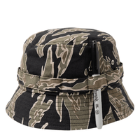 Ripstop Label Bucket Hat in tiger camo - XLARGE - State Of Flux