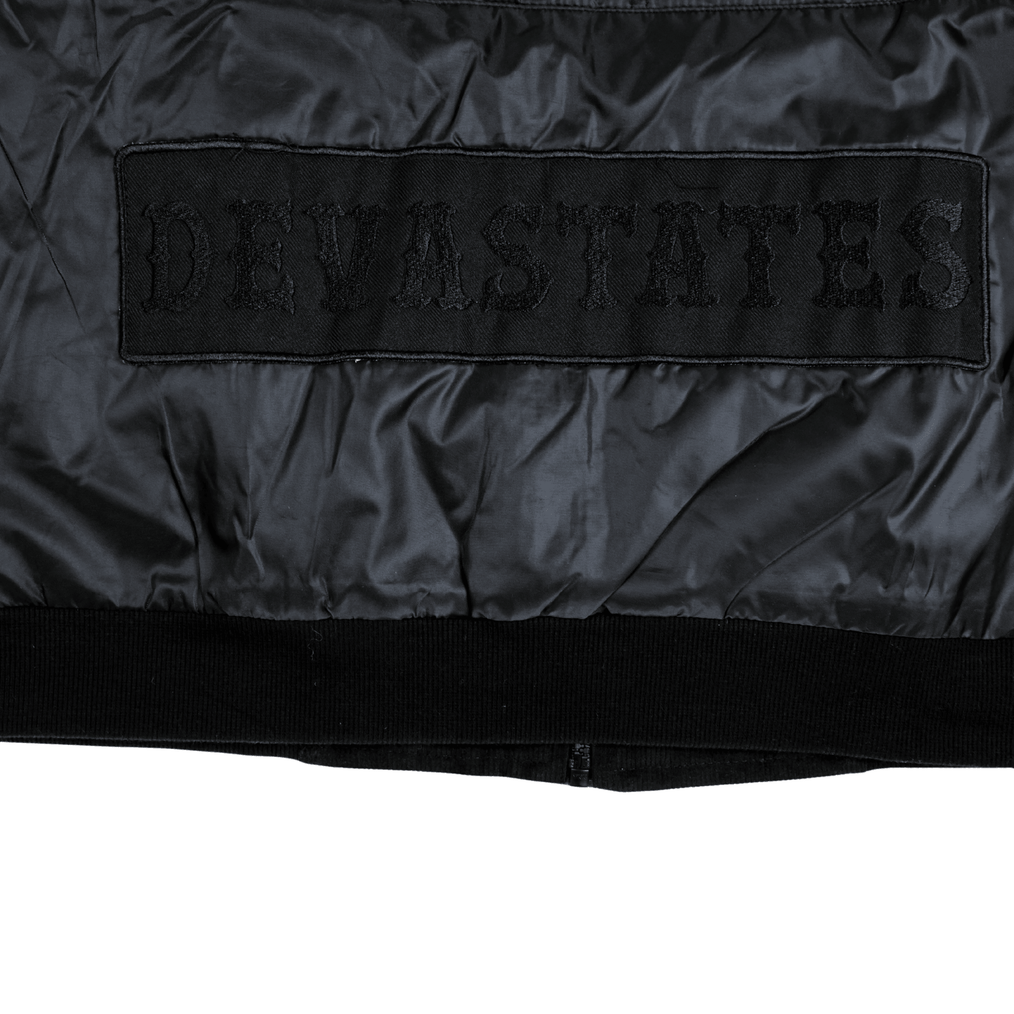 Road Crew Reversible Souvenir Jacket in black - Devá States - State Of Flux