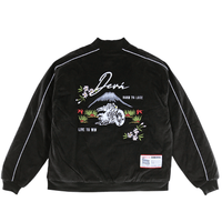 Road Crew Reversible Souvenir Jacket in black - Devá States - State Of Flux