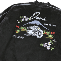 Road Crew Reversible Souvenir Jacket in black - Devá States - State Of Flux