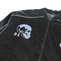 Road Crew Reversible Souvenir Jacket in black - Devá States - State Of Flux