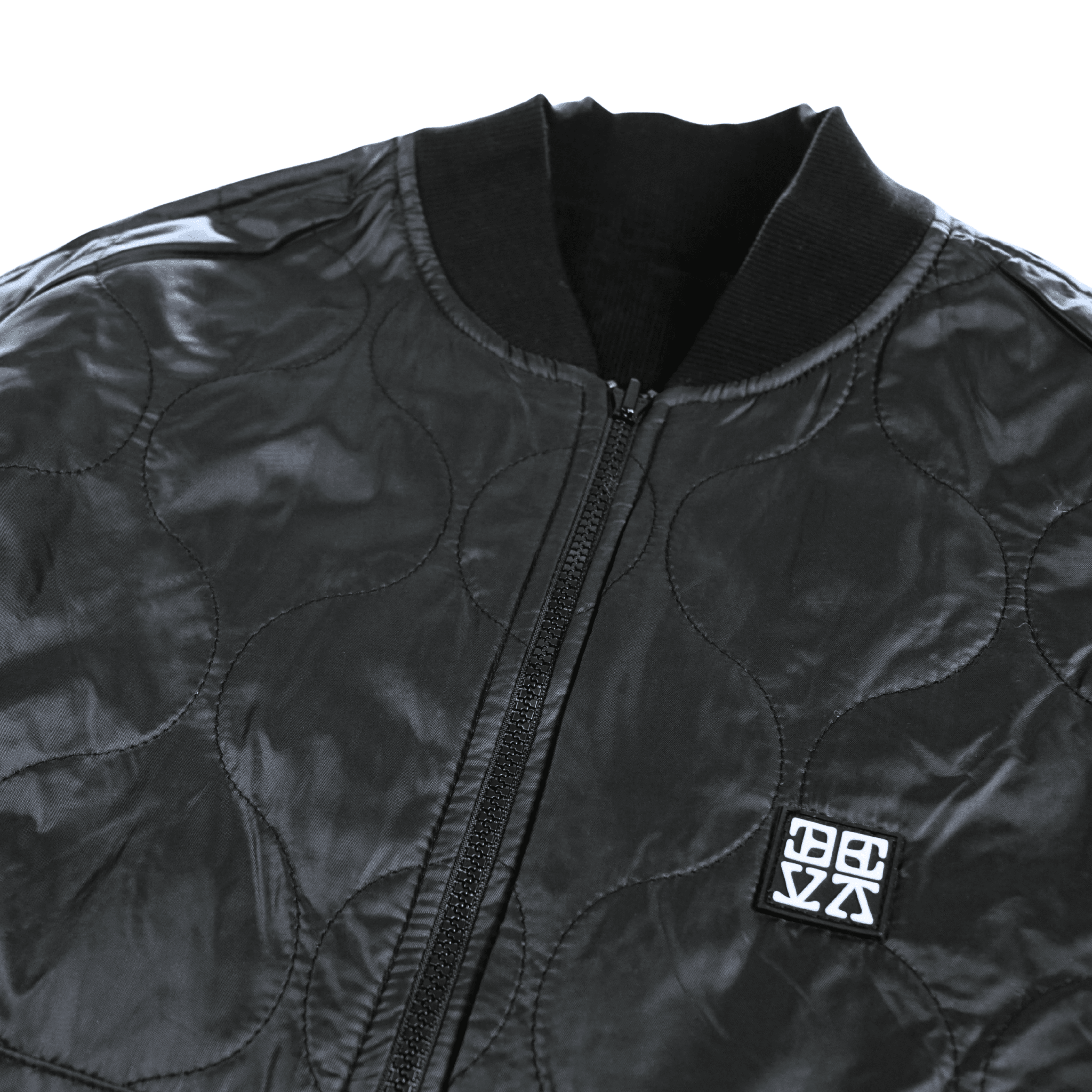 Road Crew Reversible Souvenir Jacket in black - Devá States - State Of Flux