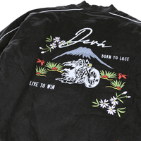 Road Crew Reversible Souvenir Jacket in black - Devá States - State Of Flux