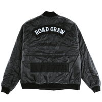 Road Crew Reversible Souvenir Jacket in black - Devá States - State Of Flux