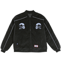 Road Crew Reversible Souvenir Jacket in black - Devá States - State Of Flux