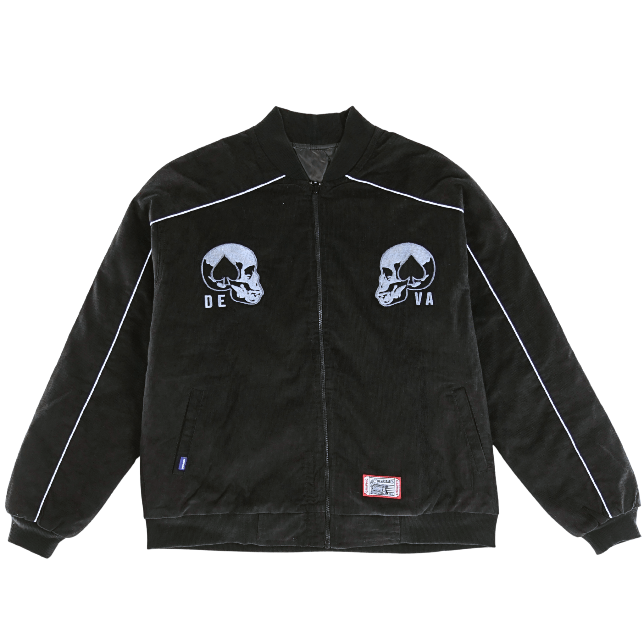 Road Crew Reversible Souvenir Jacket in black